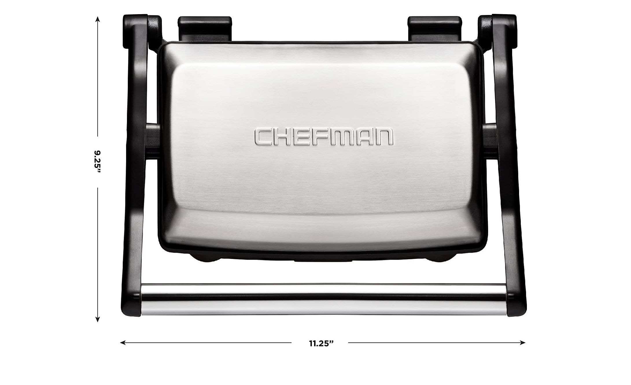 the dimensions of the chefman electric panini press grill