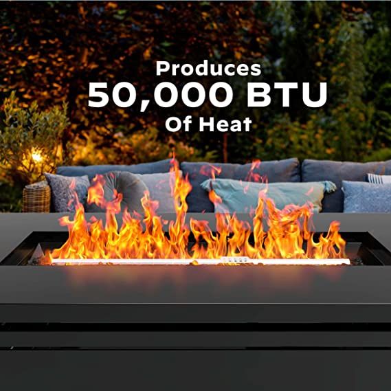 Ciays 50,000 BTU of heat