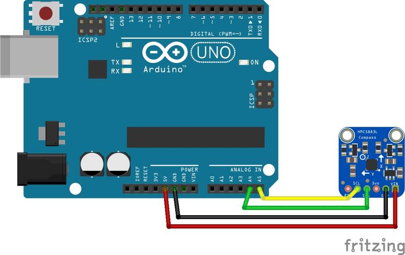 Compass Module For Robotics Projects Find Your Way With a GY-271 Compass Module and Arduino