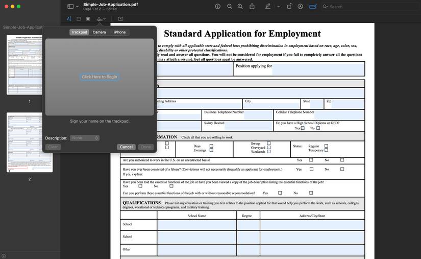 Mac Forms 5 macOS Features That Simplify Filling Out Forms