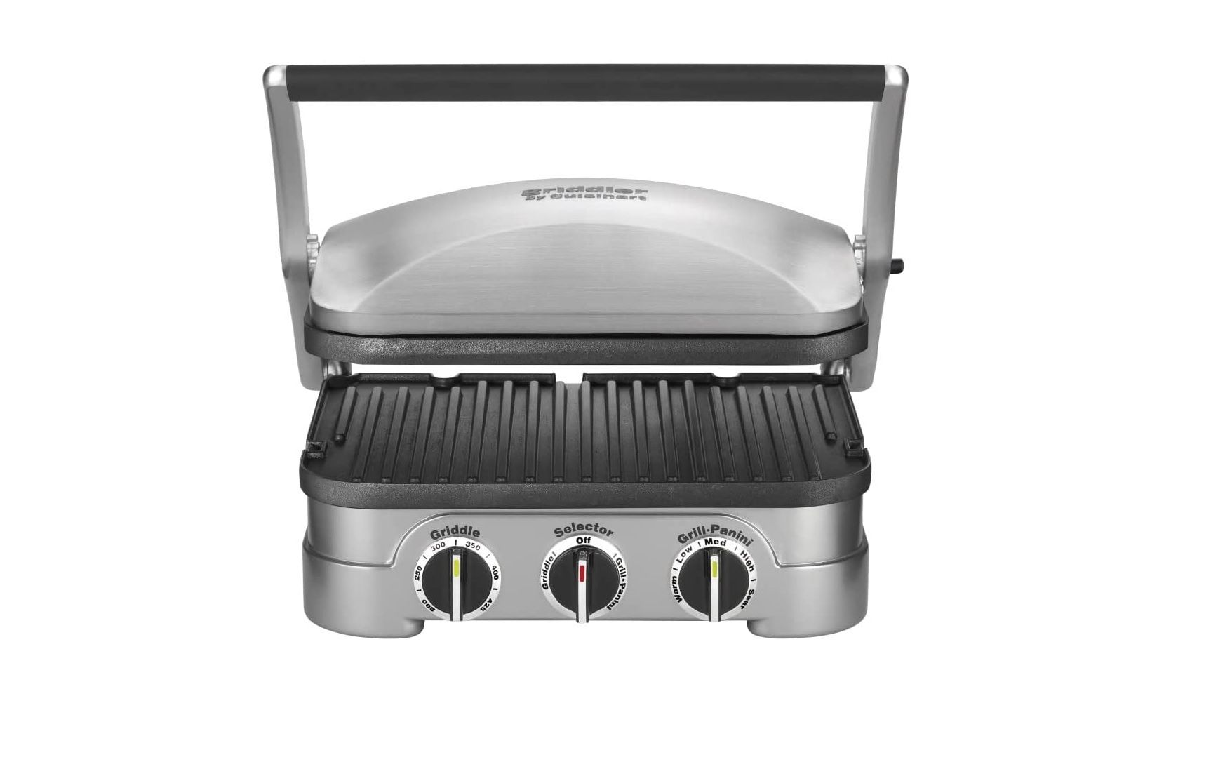 front view of the cuisinart 5 in 1 panini press