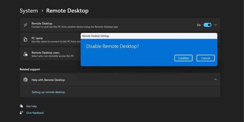 6 Ways to Disable Remote Desktop on Windows 11