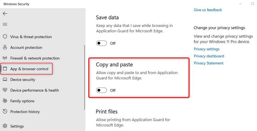 How to Enable Copy and Paste in Application Guard for Edge in Windows 11