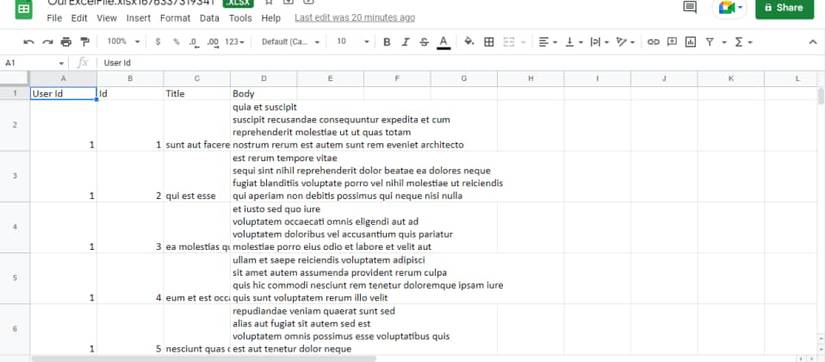 How to Convert JSON Data to an Excel Spreadsheet With Angular