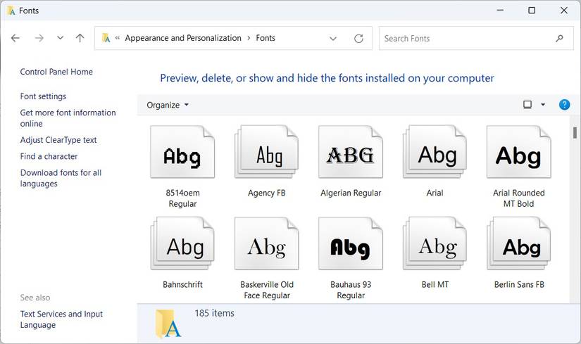 Windows Font Code How to Download Fonts for All Languages on Windows