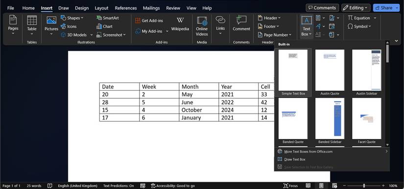 How to Rotate a Table in Microsoft Word