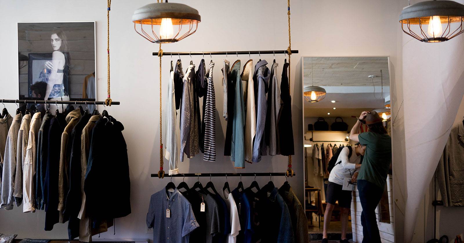 Clothing store interior