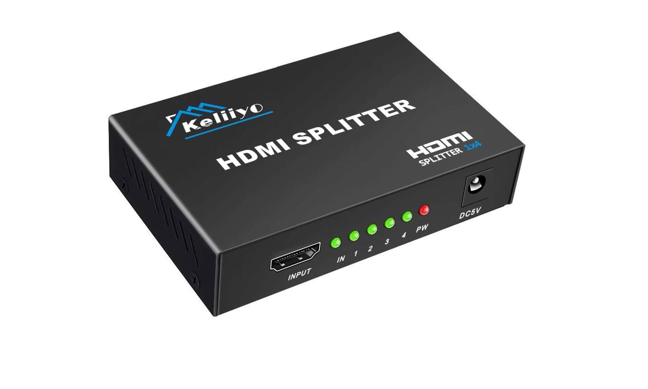 اسپلیتر hdmi keliiyo 1 in 4 که دارای بدنه فولادی است