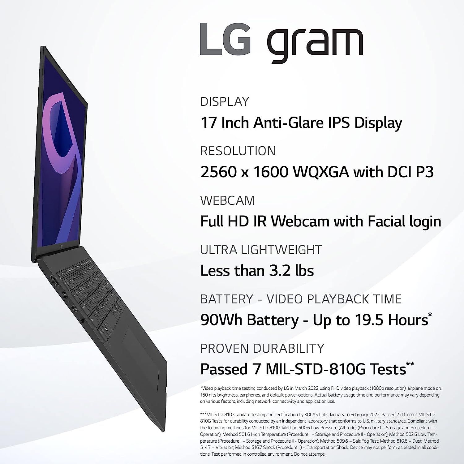 LG gram 17 (2022) Display