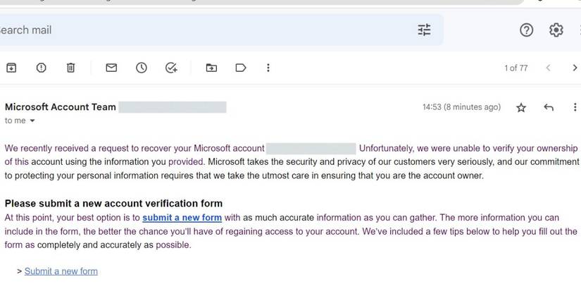 How to Use the Microsoft Account Recovery Form