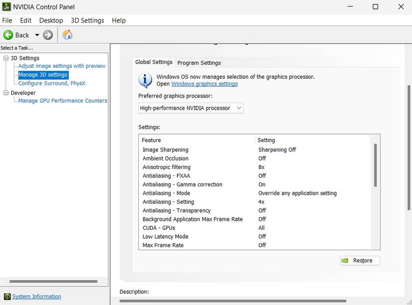 How to Customize Your Graphics Settings With the NVIDIA Control Panel ...