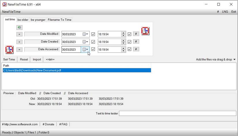 Modifieddate Select Option 8 Apps for Changing the Created/Modified Date on a File on Windows