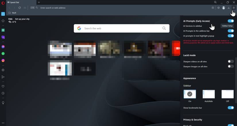 Opera Tutorial Animation App How to Set Up and Use AI in Opera