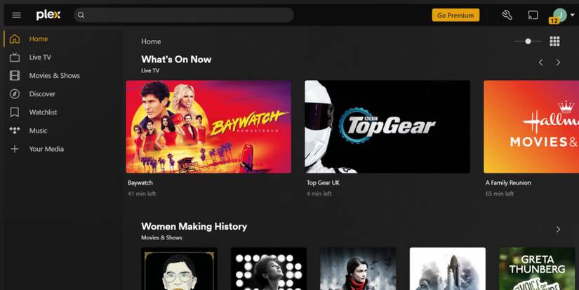 plex streaming library