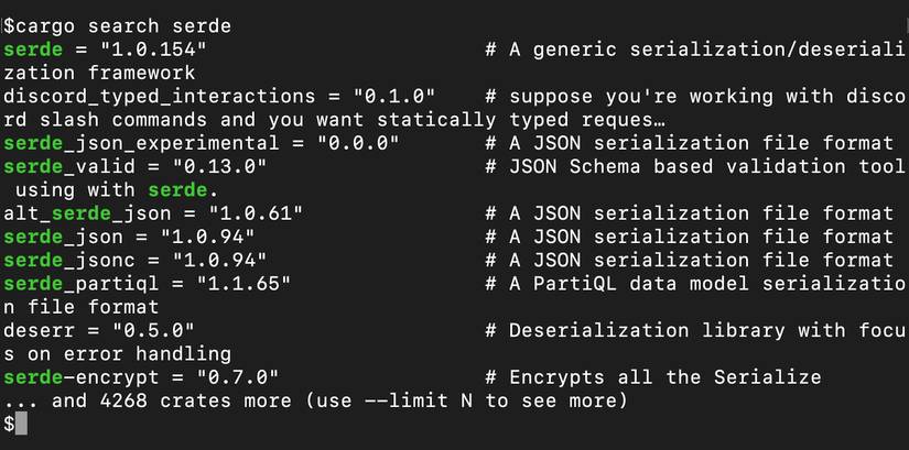 Working With Third-Party Packages in Rust With Cargo and Crates