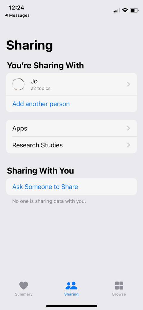 How to Share Health Data in the iOS Health App