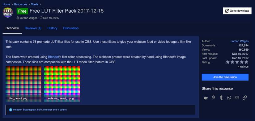 Lut Color Filter How to Color Grade and Apply LUTs to Your Stream in OBS Studio