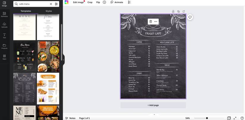 Merch Menu Canva Example 11 Things You Can Create on Canva With Zero Effort