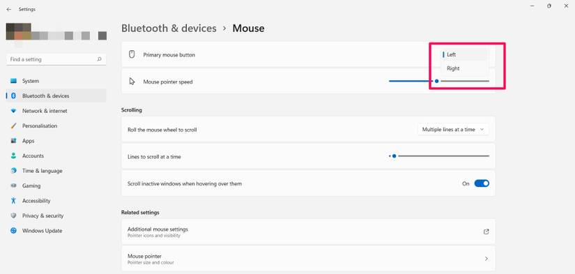 Sensitivity Button How to Tweak the Mouse Pointer Accessibility Settings on Windows 11