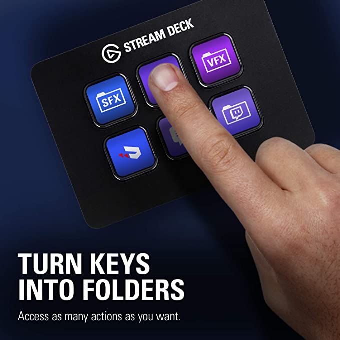 Stream Deck Mini کلیدها را به پوشه تبدیل می کند