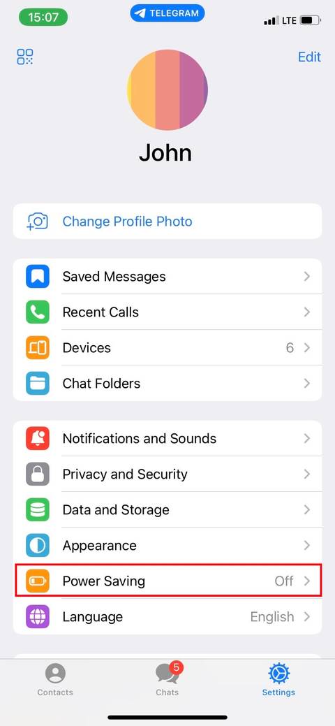 How to Activate Power-Saving Mode on Telegram
