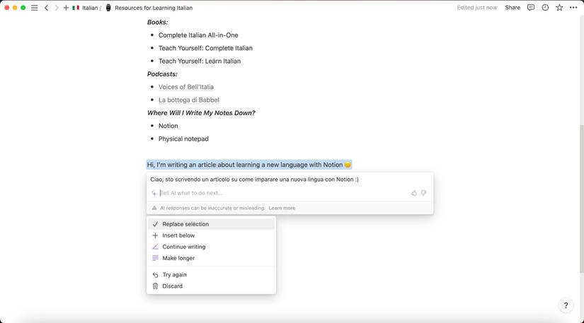 How to Use Notion to Learn a New Language