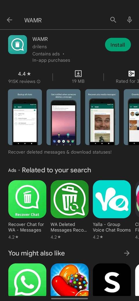 How to View WhatsApp Messages Deleted by the Sender on Android