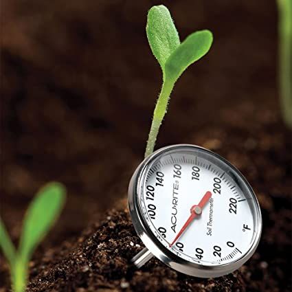 AcuRite Soil Thermometer in soil