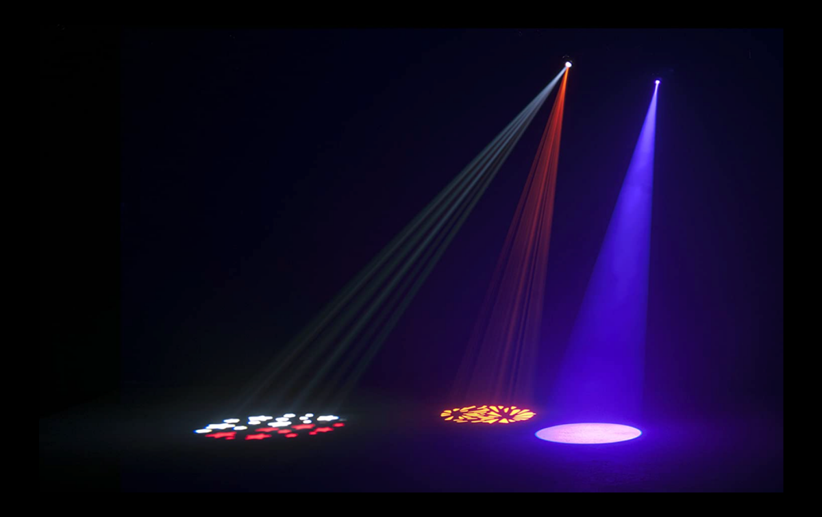 Some effects produced by the ADJ Products Pocket Pro LED Lighting