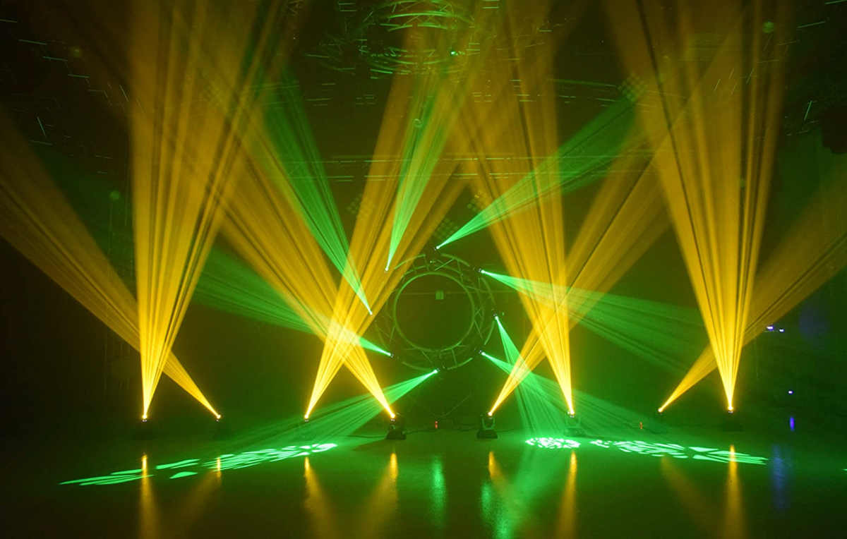 Some other effects produced by the ADJ Products Pocket Pro LED Lighting