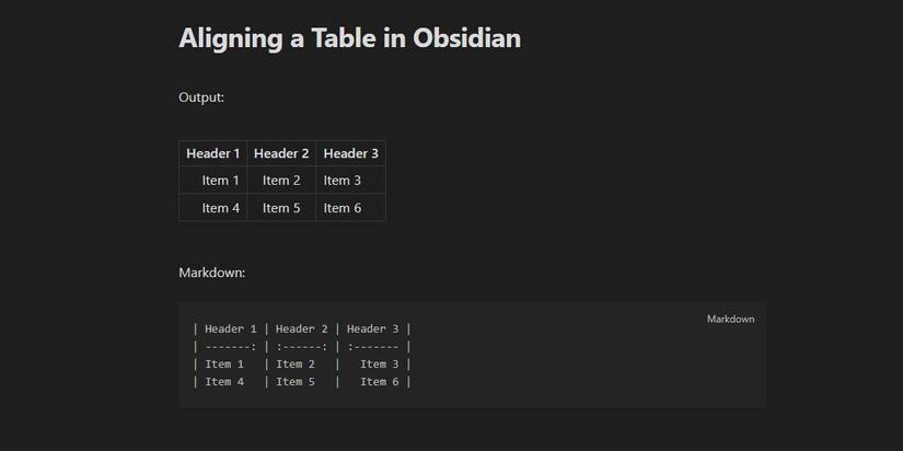 How to Create Tables in Obsidian