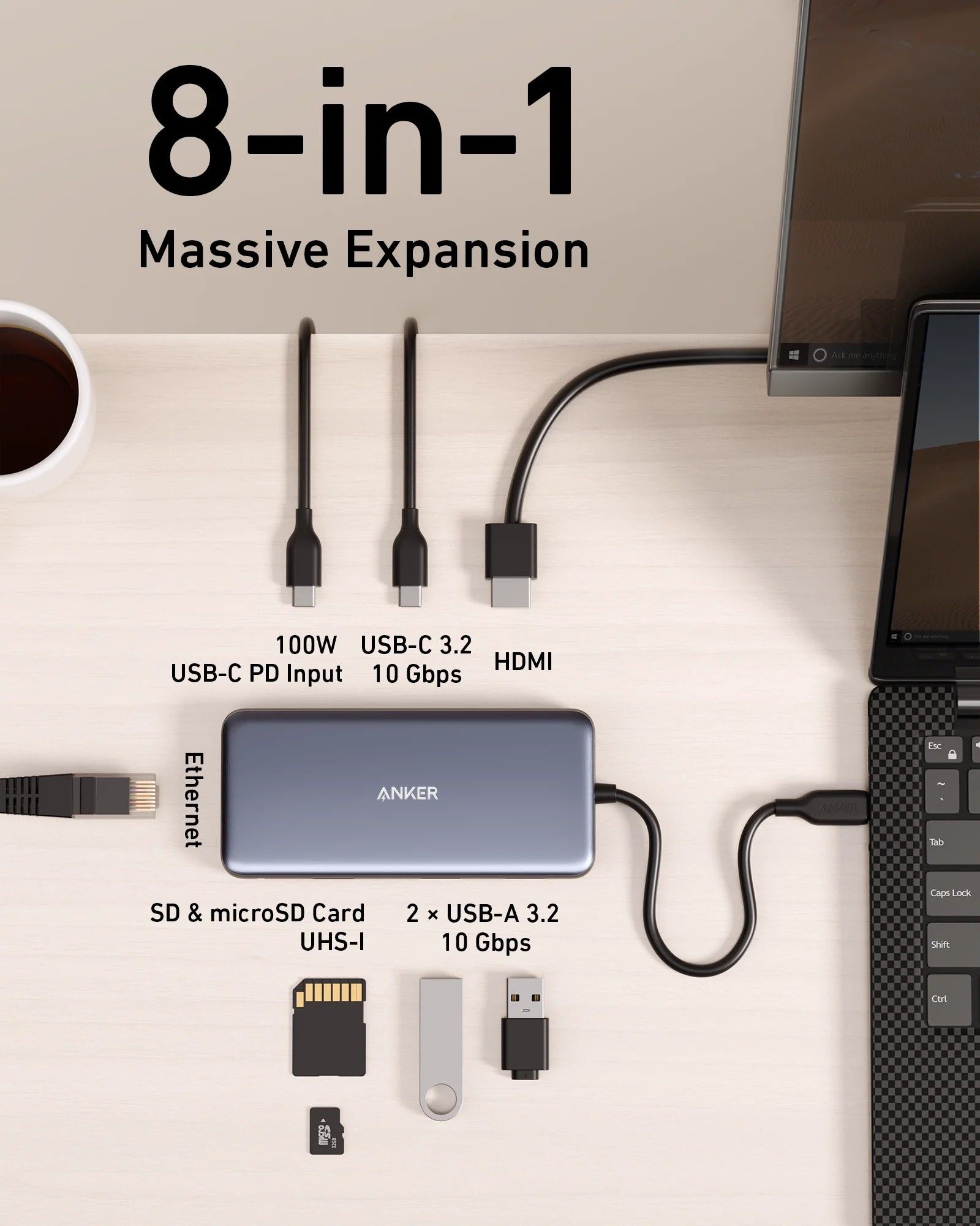 Anker 555 USB-C Hub (8-in-1)-1