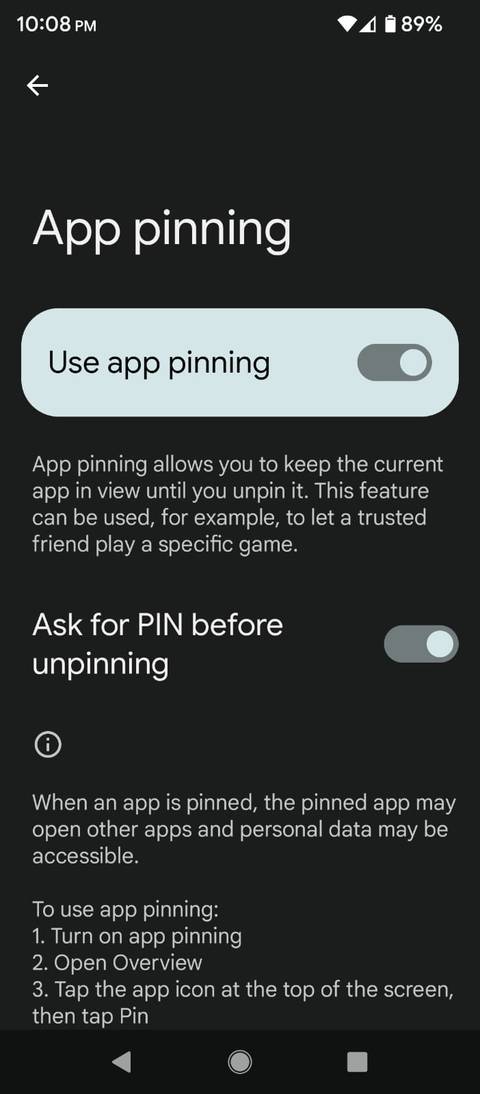 Create Pin Design Android How to Use App Pinning on Your Android Phone