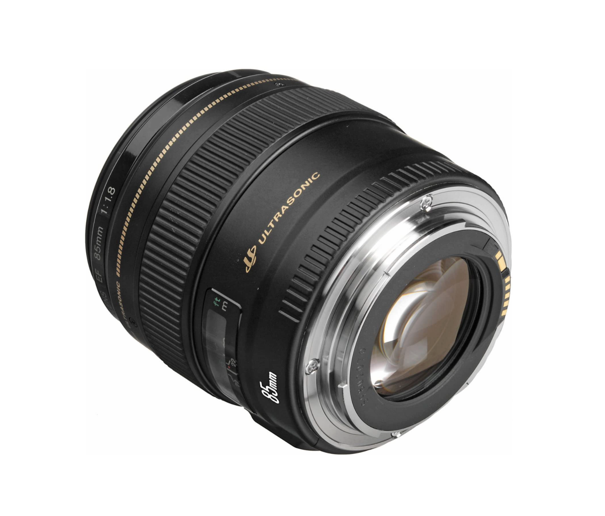 لنز دوربین Canon EF 85mm f1.8 USM از پشت