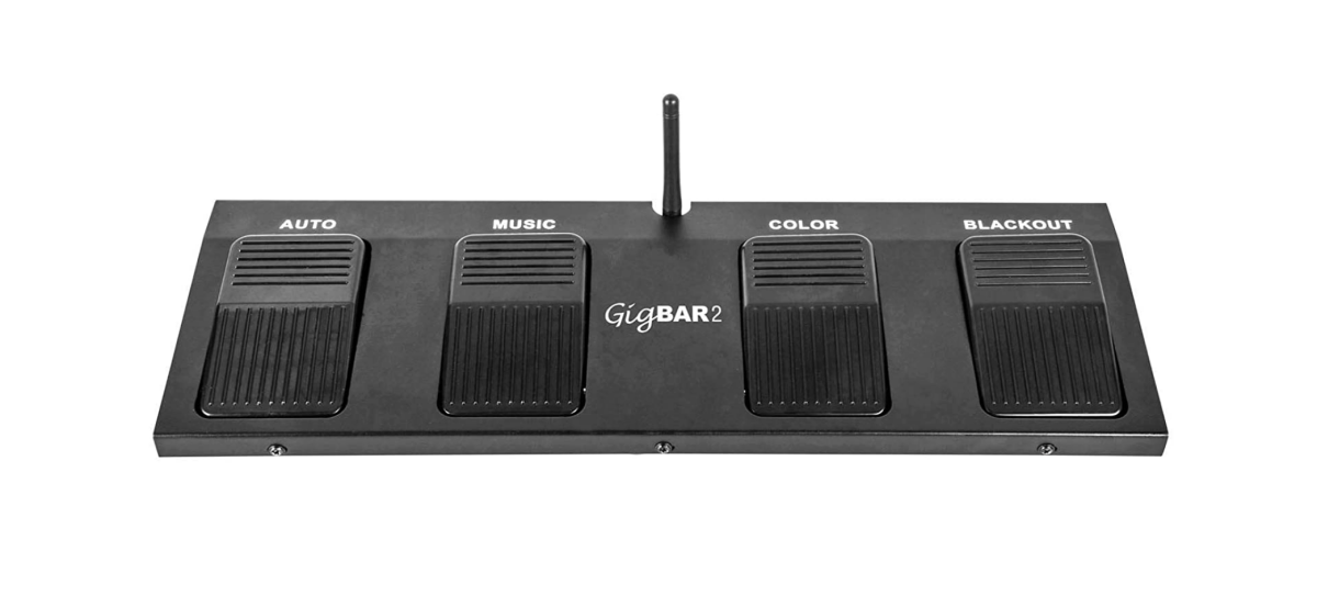 The wireless footswitch included with the Chauvet DJ LED Lighting System (Gigbar 2)