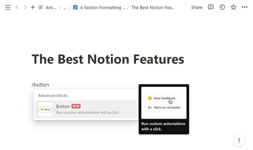 6 Notion Formatting Tricks for Effortless Note-Taking