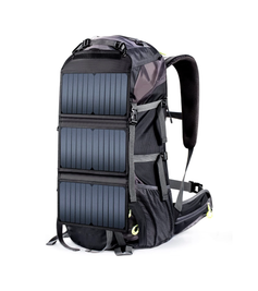 backpack solar laptop charger L003 with solar panel, battery bank and mobile c – compact and practical solar charger designed by Sunslice to give you the most out of the sun Zenith - Solar Backpack