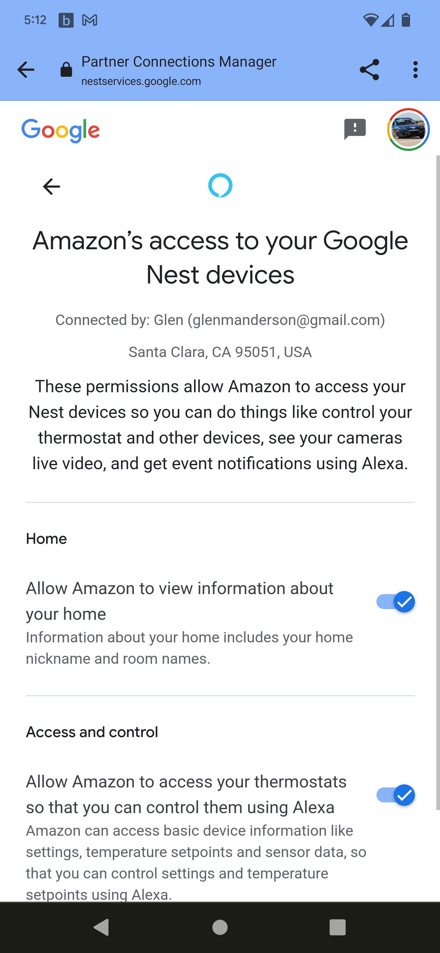 Can i control hot sale nest with alexa