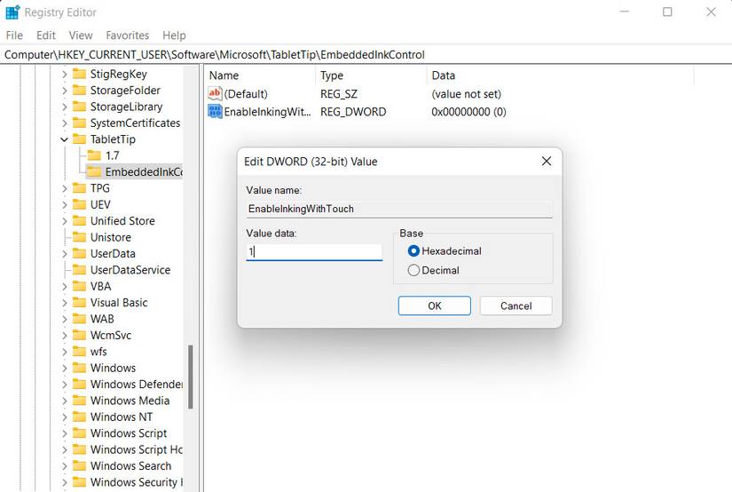 How to Enable or Disable Fingertip Writing on Windows