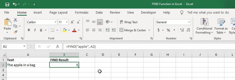 How To Use Find In Excel How to Use the FIND Function in Excel