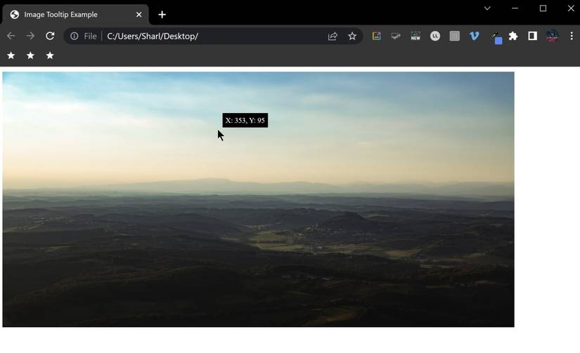 How to Overlay X and Y Coordinates on an Image Using JavaScript