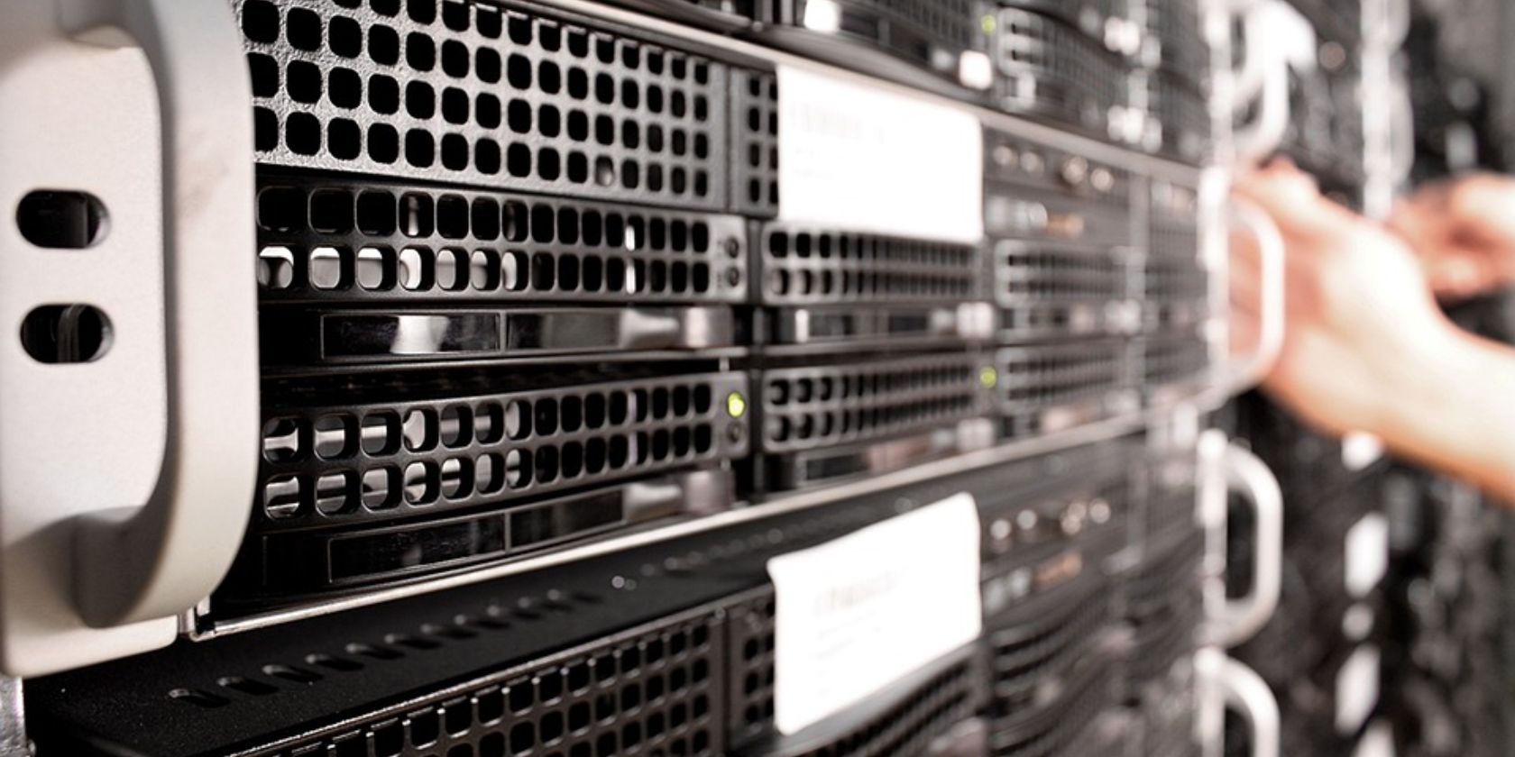 proxmox virtual environment running on a rack server