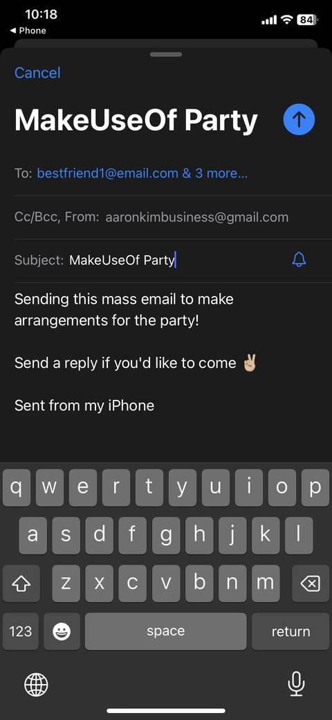 Mass Email Draft Example How to Send Group Emails on Your iPhone and iPad