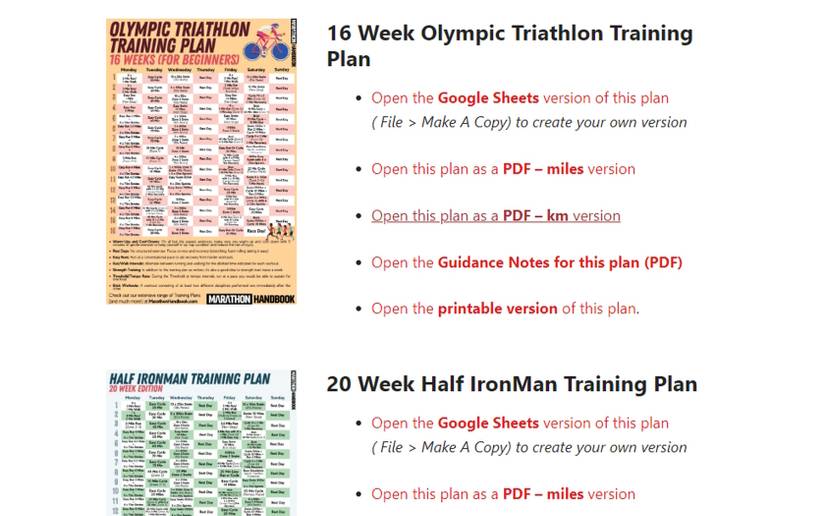 Trithlon Program Easy The 9 Best Online Triathlon Training Plans and Programs