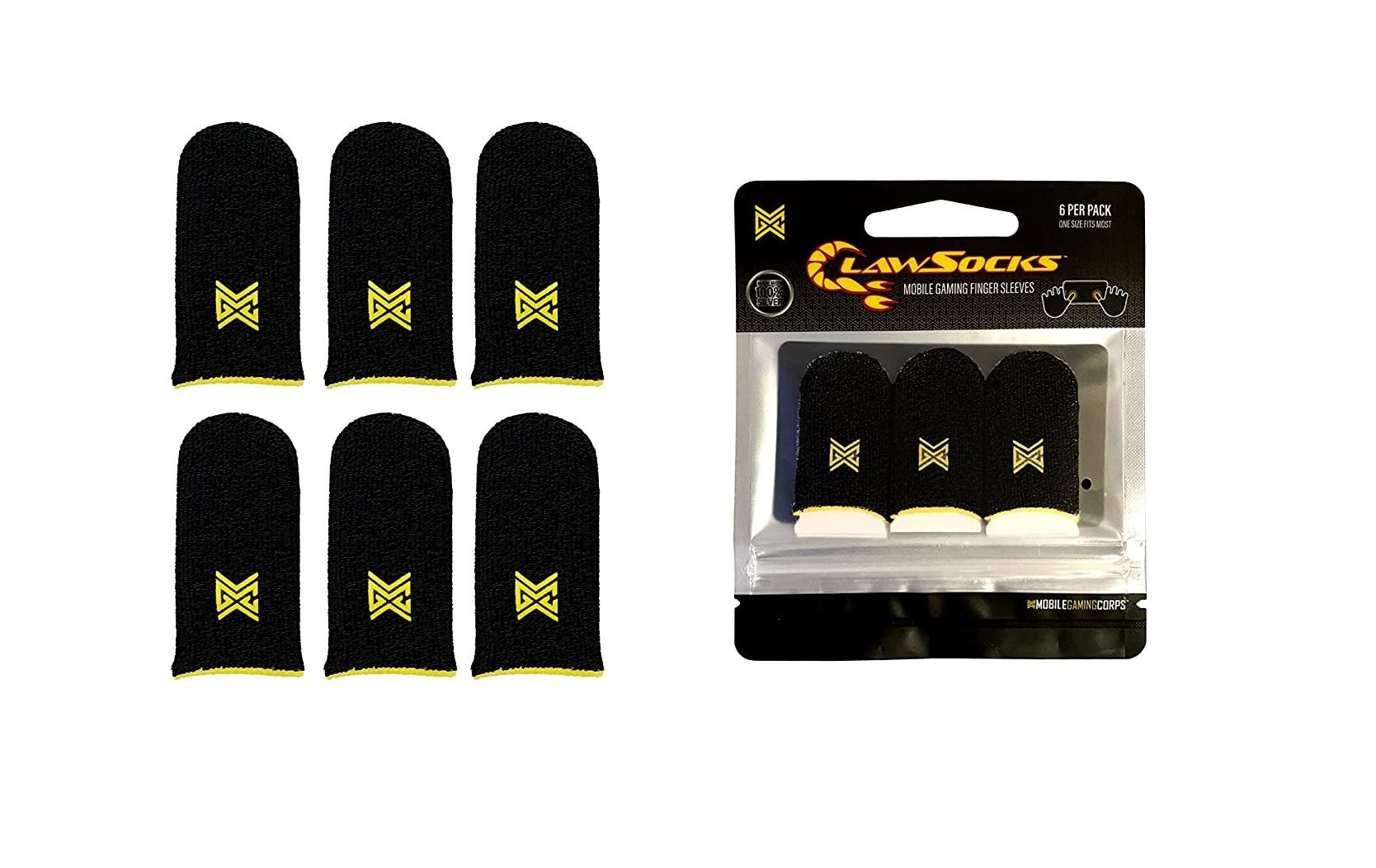 mgc clawsocks finger sleeves and packaging