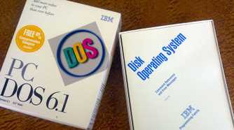IBM PC-DOS boxes