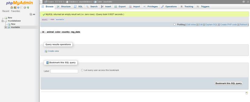 Build a MySQL Database Using PHP