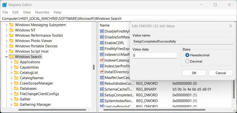 How to Reset the Windows Search Settings in Windows 11