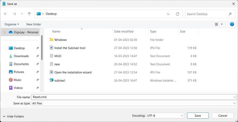 Reset Windows Update permissions