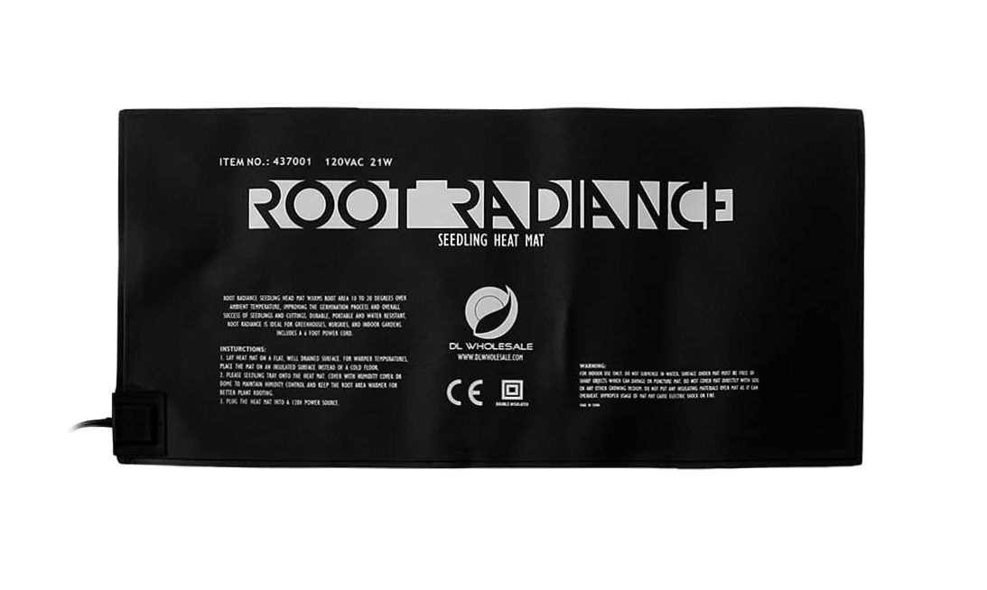 the root radiance seedling heat mat pad for indoor germination
